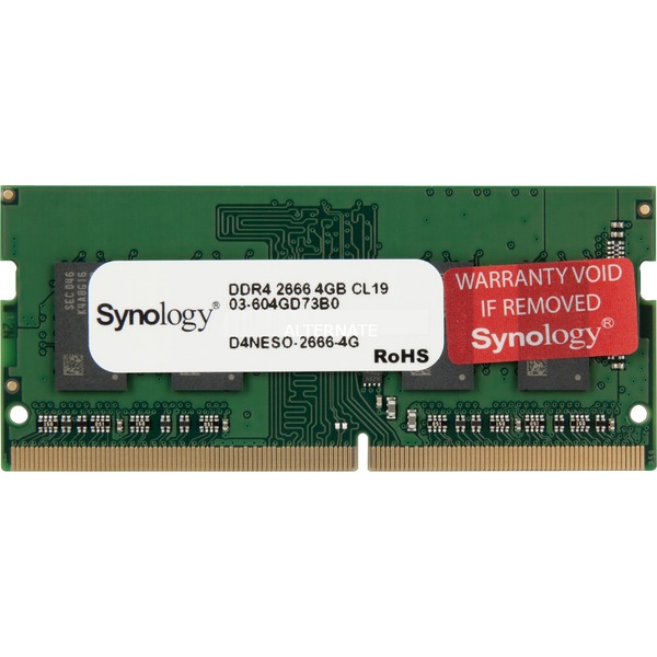 4 GB DDR4-2666 (1x 4 GB) werkgeheugen