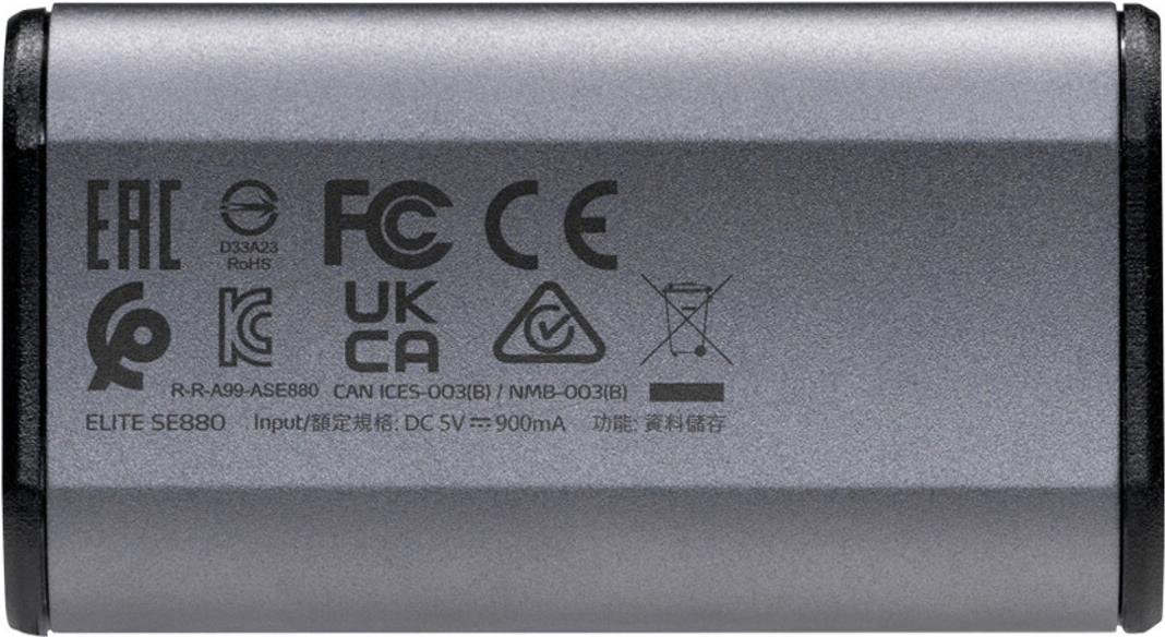 A-Data SE880 SSD - 1TB - Grau - Extern SSD - USB 3.2 Gen 2
