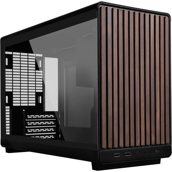 A3-mATX Black (Wood Edition) midi tower behuizing