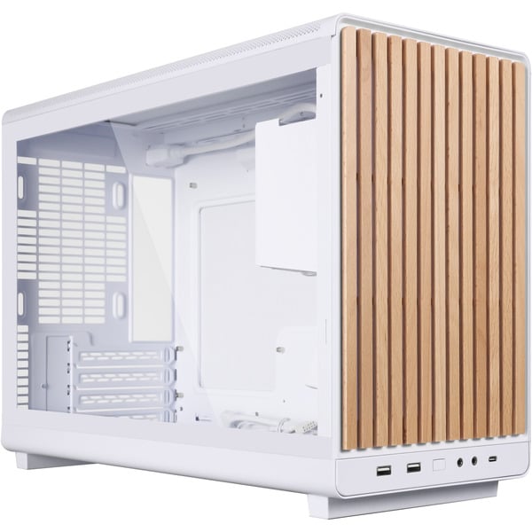A3-mATX White (Wood Edition) midi tower behuizing