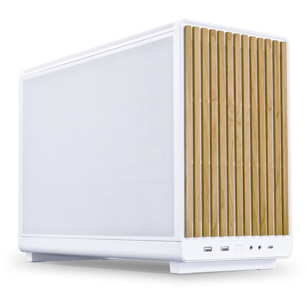 A3-mATX White (Wood Edition) midi tower behuizing