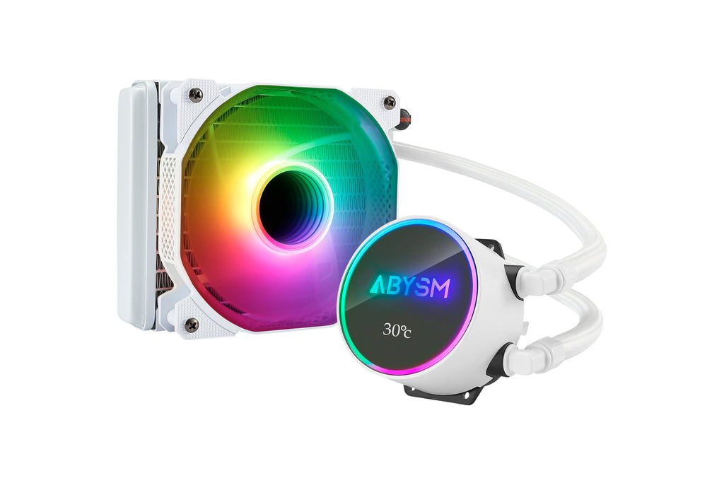 CPU Liquid Cooler ARTIC WHITE 120 - ARGB - ABYSM