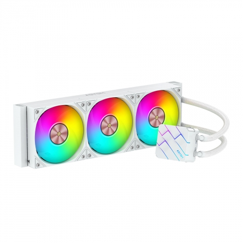 ABYSM GAMING COOLER LIQUID OCEANIC TIDE 360 WHITE ARGB | AB336013W