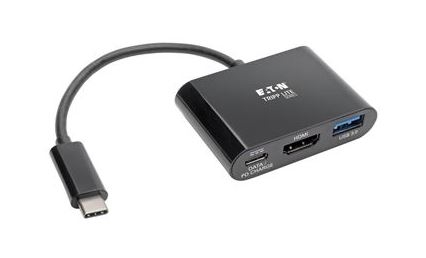 Adaptador Gráfico USB-C Eaton Tripp Lite U444-06N-H4UB-C | Preto