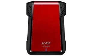 ADATA XPG EX500 2.5" HDD/SSD External Enclosure, 1-Bay, USB 3.2 Gen 1, SATA, Black/Red