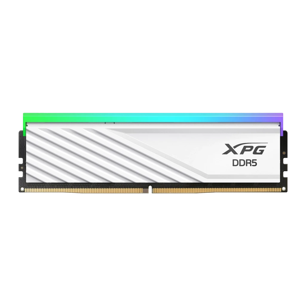 ADATA XPG LANCER BLADE RGB DDR5-6000 RAM, CL30, AMD EXPO, Intel XMP - 64 GB Dual-Kit, weiß
