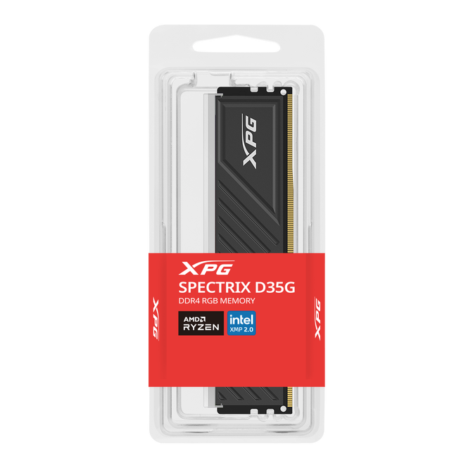 ADATA XPG Spectrix D35G RGB, DDR4-3200 RAM, CL16, XMP - 8 GB, schwarz