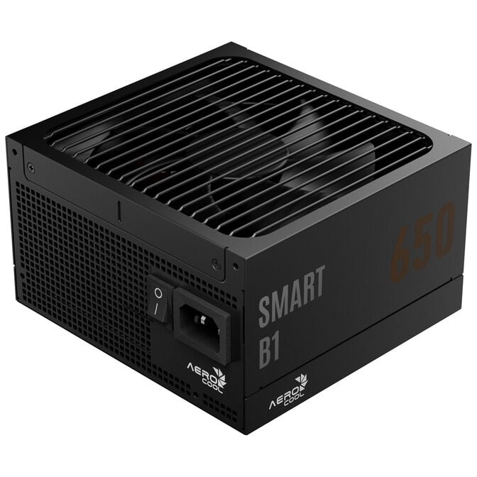 AeroCool Smart B1 80 PLUS Bronze Netzteil, PCIe 5.1, ATX 3.1 - 650 Watt, schwarz