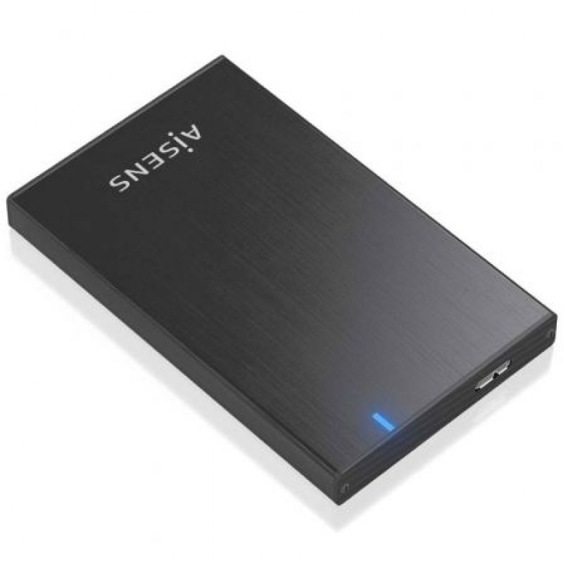 AISENS - CAJA EXTERNA 2,5" ASE-2527B 9.5MM SATA A USB 3.0/USB3.1 GEN1, NEGRA