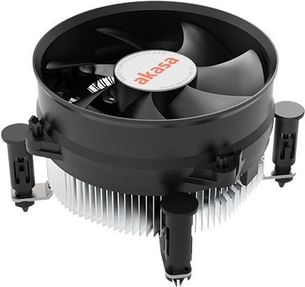 Akasa AK-CC6603EP01 sistema di raffreddamento per computer Processore Dissipatore di calore/Radiatore 9,5 cm Alluminio, Nero 1 pz