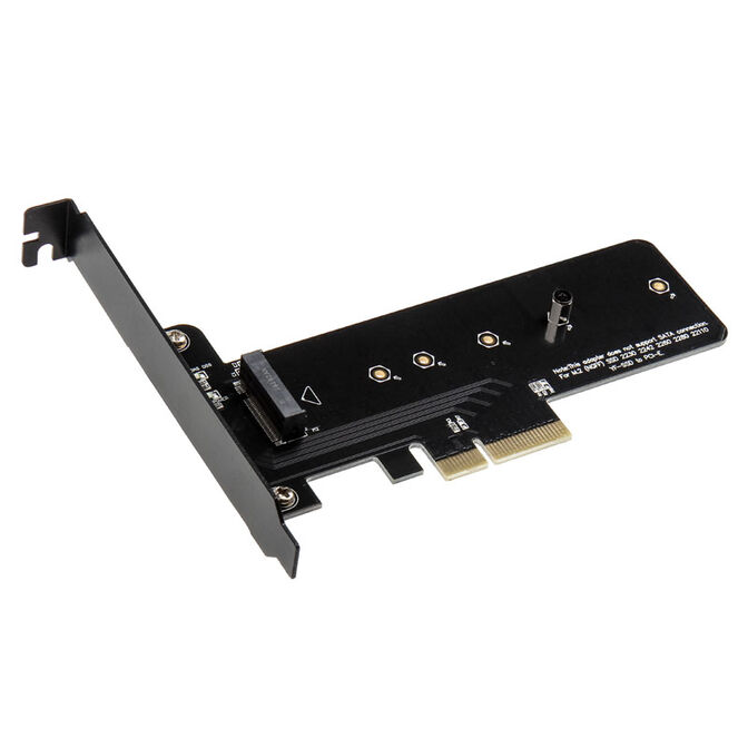 Akasa AK-PCCM2P-01 M.2 SSD - PCIe 3.0 x4 -sovitinkortti, musta