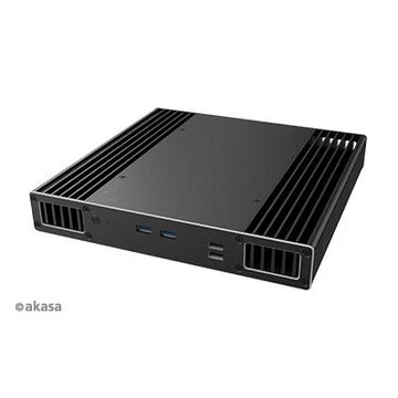 Akasa Plato TN UCFF-Gehäuse (Intel NUC), OEM - schwarz