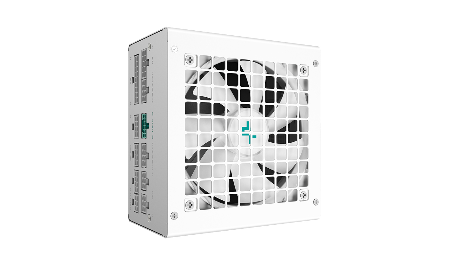 Alimentatore Gamer Storm by DeepCool PN850-M-WH – 850W, Modulare, ATX 3.1, PCIe 5.1, Certificazione 80 PLUS Gold, Bianco