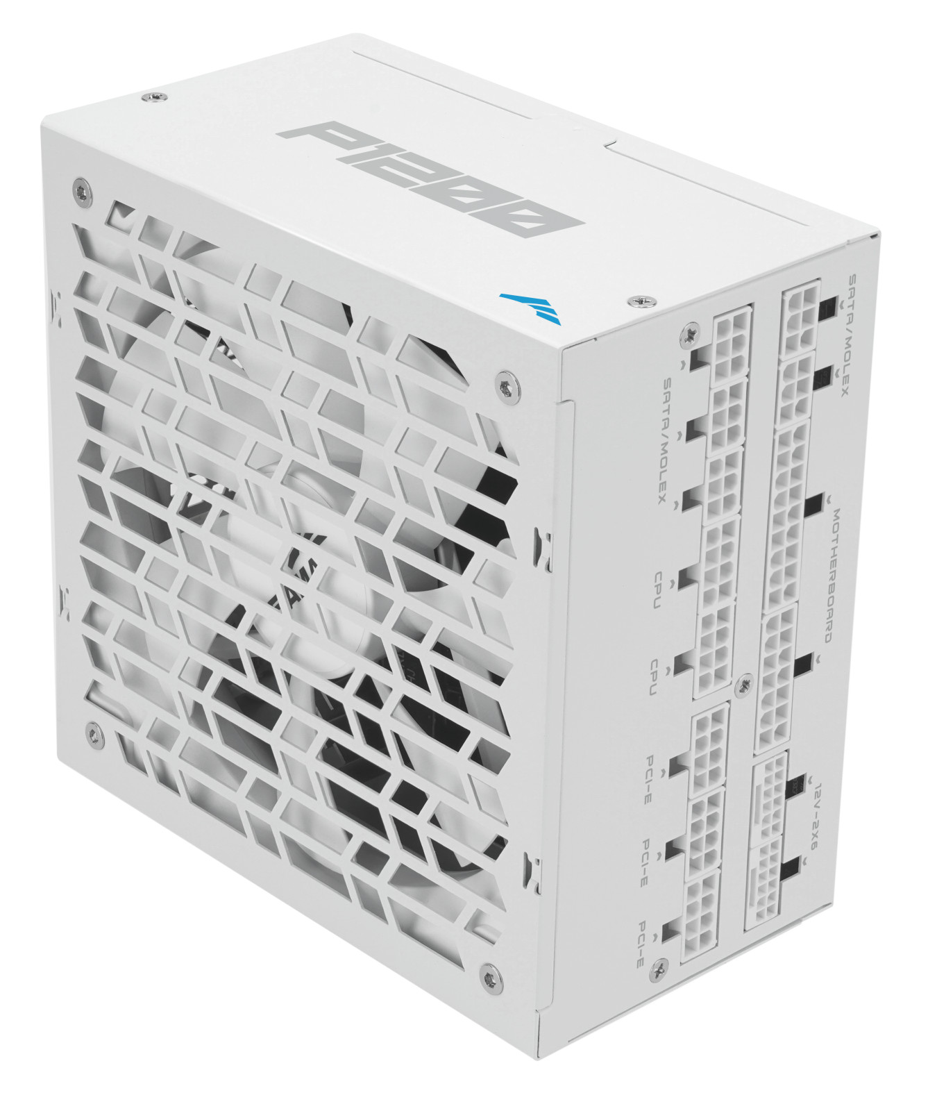 Alimentatore SAMA P1200 – 1200 Watt, Modulare, ATX 3.1, PCIe 5.1, Certificazione 80 PLUS Platinum, Bianco