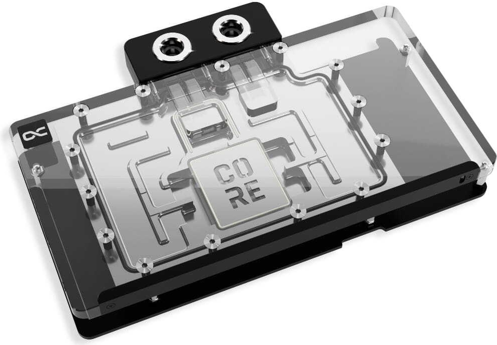 Alphacool Core RX 9070 TUF/Prime GPU Wasserblock, ARGB, mit Backplate - Acryl