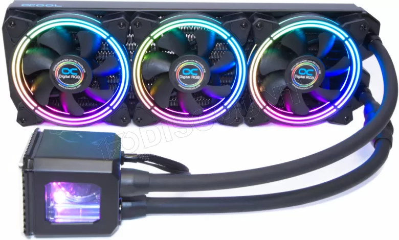 Alphacool Eisbaer Aurora 360 CPU All-in-One-Flüssigkeitskühler Schwarz