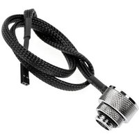 Alphacool Eiszapfen Temperatursensor G1/4 IG/IG mit AG Adapter Wasserkühlung-Temperatursensor