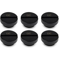 Alphacool Eiszapfen Verschlussschraube G1/4, schwarz Wasserkühlung-Fitting