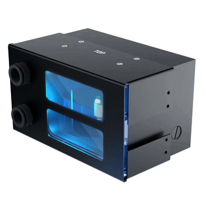 Alphacool ES 2U Ausgleichsbehälter, für D5-Pumpen, mit Sensoren - schwarz