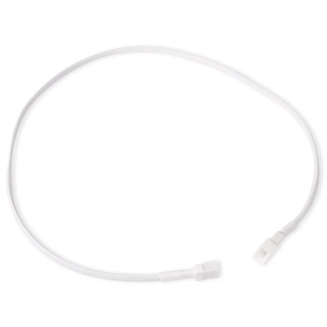 Alphacool Lüfterkabel 4-Pin auf 4-Pin Verlängerung 60cm - weiß