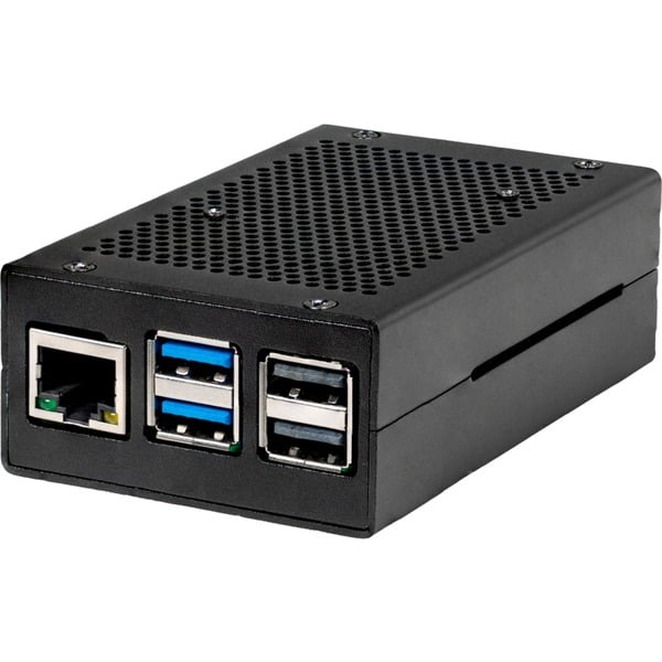 Aluminium behuizing met fan voor Raspberry Pi 5