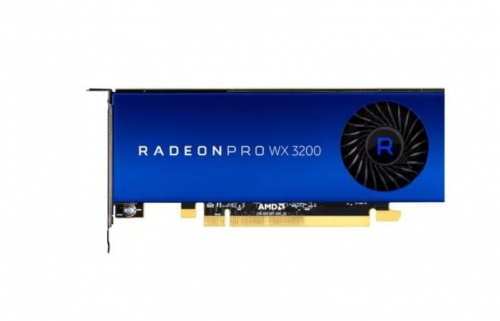 AMD Radeon Pro WX 3200 - Cartão gráfico - Radeon Pro WX 3200 - 4 GB GDDR5 - PCIe 3.0 x16 baixo perfil - 4 x Mini DisplayPort