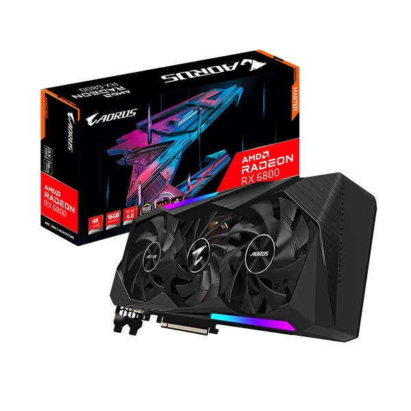Aorus Radeon RX6800 Master 16GB GDDR6 – Tarjeta Gráfica AMD