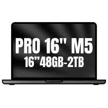 Apple MacBook Pro 16" / Processador M5 Max de 18 núcleos / 48 GB de RAM / SSD de 2 TB / GPU de 40 núcleos / Preto Espacial