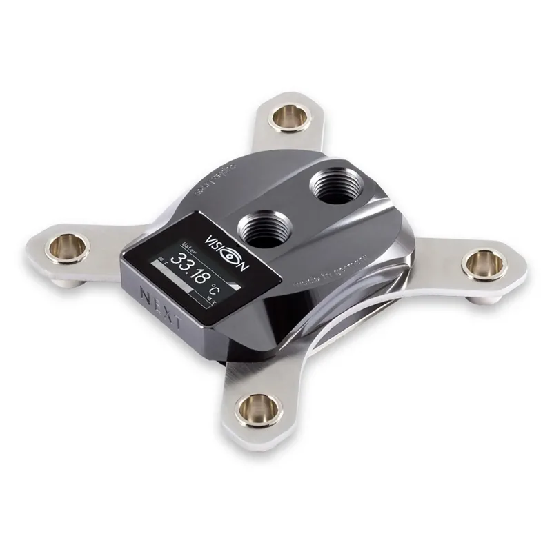 aqua computer Cuplex Kryos NEXT con VISION per Socket 115X - PVD/Nickel