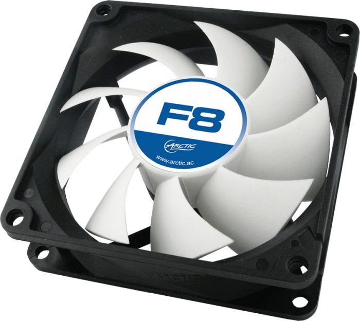 Arctic Cooling Arctic F8, Lüfter, leise, 80x80x25mm, 2000rpm
