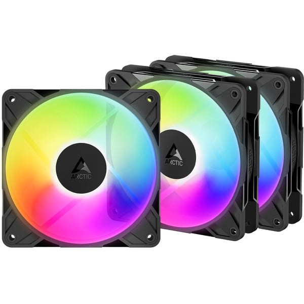 Arctic P12 Pro Reverse A-RGB (Noir) Pack de 3
