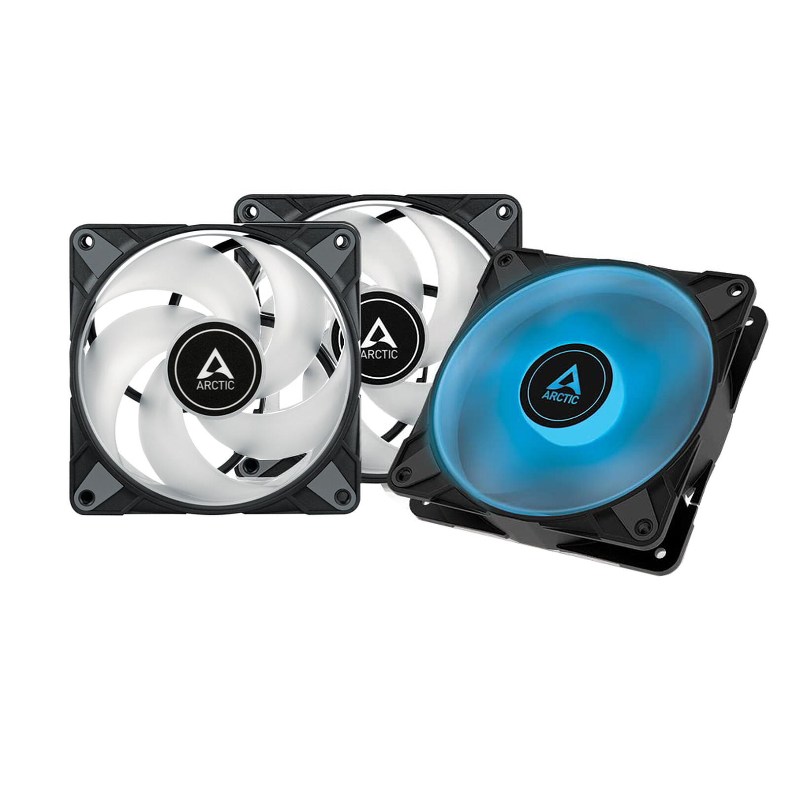 Arctic P12 PWM PST RGB 0dB Pack de 3
