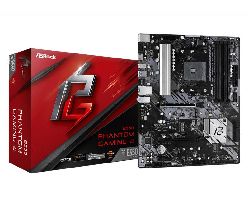 ASRock B550 Phantom Gaming 4 (sAM4-B550-DDR4-ATX)