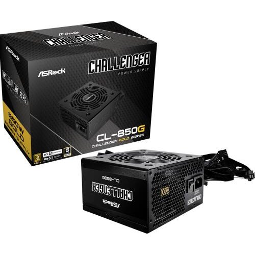 Asrock Challenger CL-850G unidad de fuente de alimentaci&oacute;n 850 W 20+4 pin ATX ATX Negro - 1393617