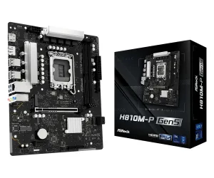 ASRock H810M-P Gen5 - Carte mère Intel LGA1851 µATX H810 DDR5