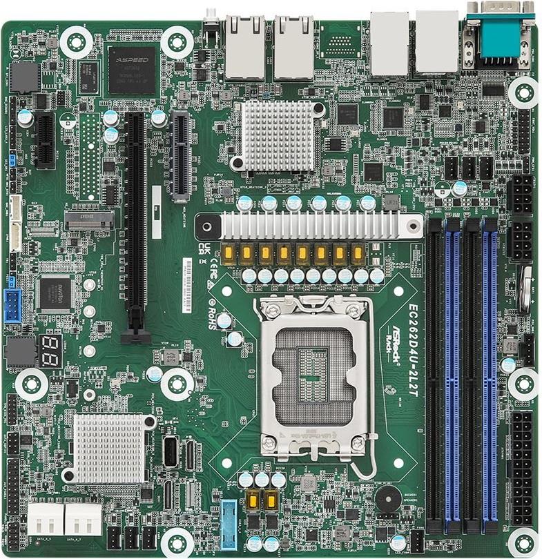 ASRock Rack EC262D4U-2L2T Mainboard micro ATX LGA 1700 Intel C262 Gold