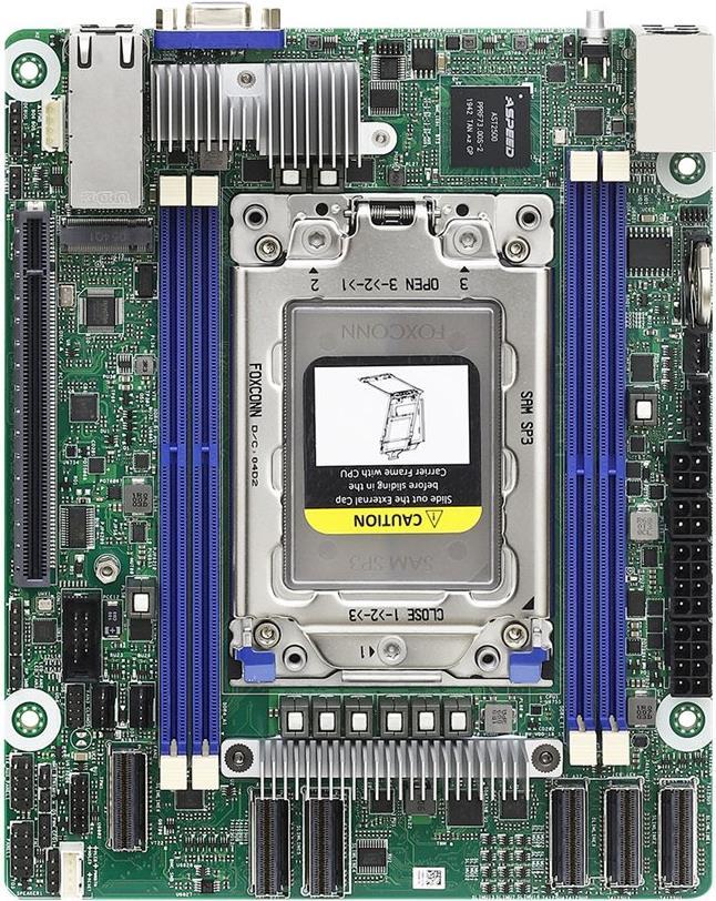 ASRock Rack ROMED4ID-2T Server-Mainboard Mini-ITX Socket SP3 AMD EPYC 2x 10GbE DDR4