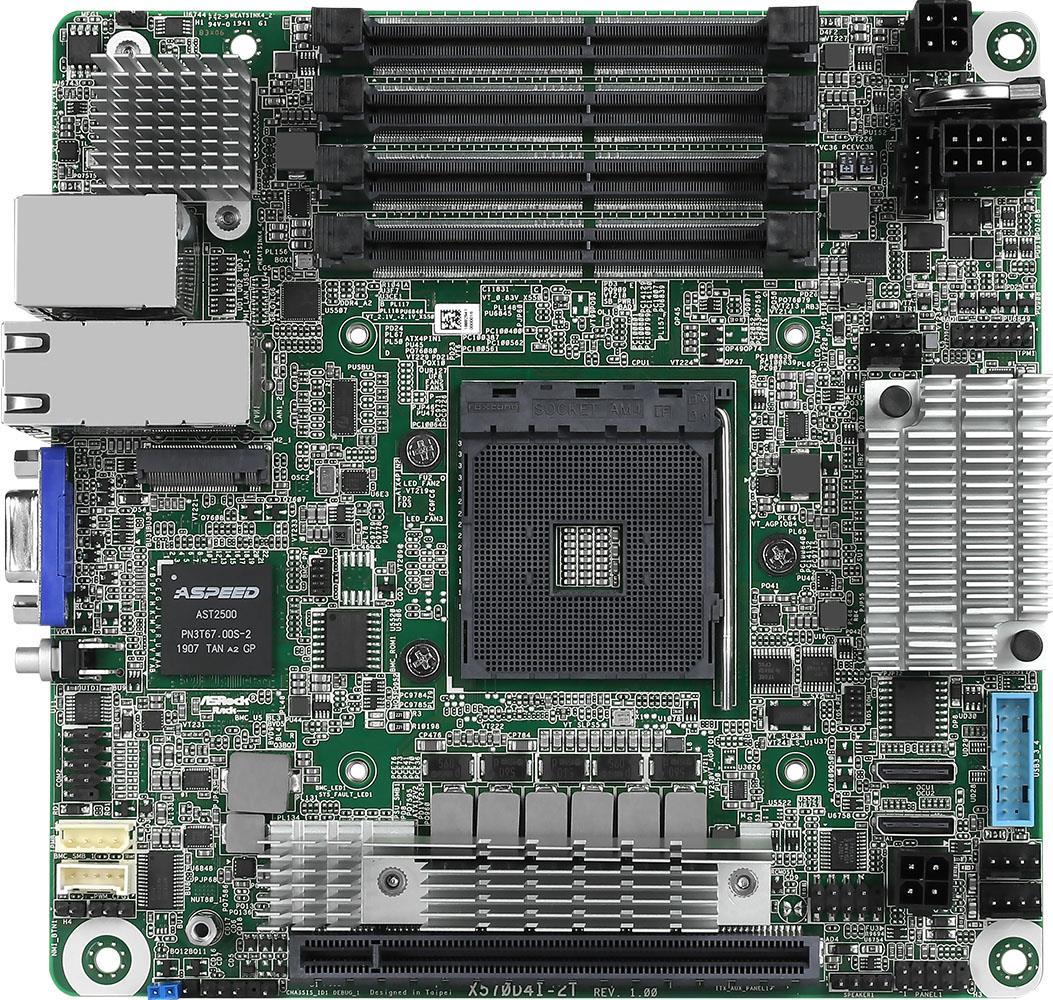 ASRock Rack X570D4I-2T AM4 Mini-ITX-emolevy