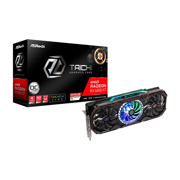 Asrock Radeon RX6800 XT OC TaiChi X 16GB GDDR6 – Tarjeta Gráfica AMD