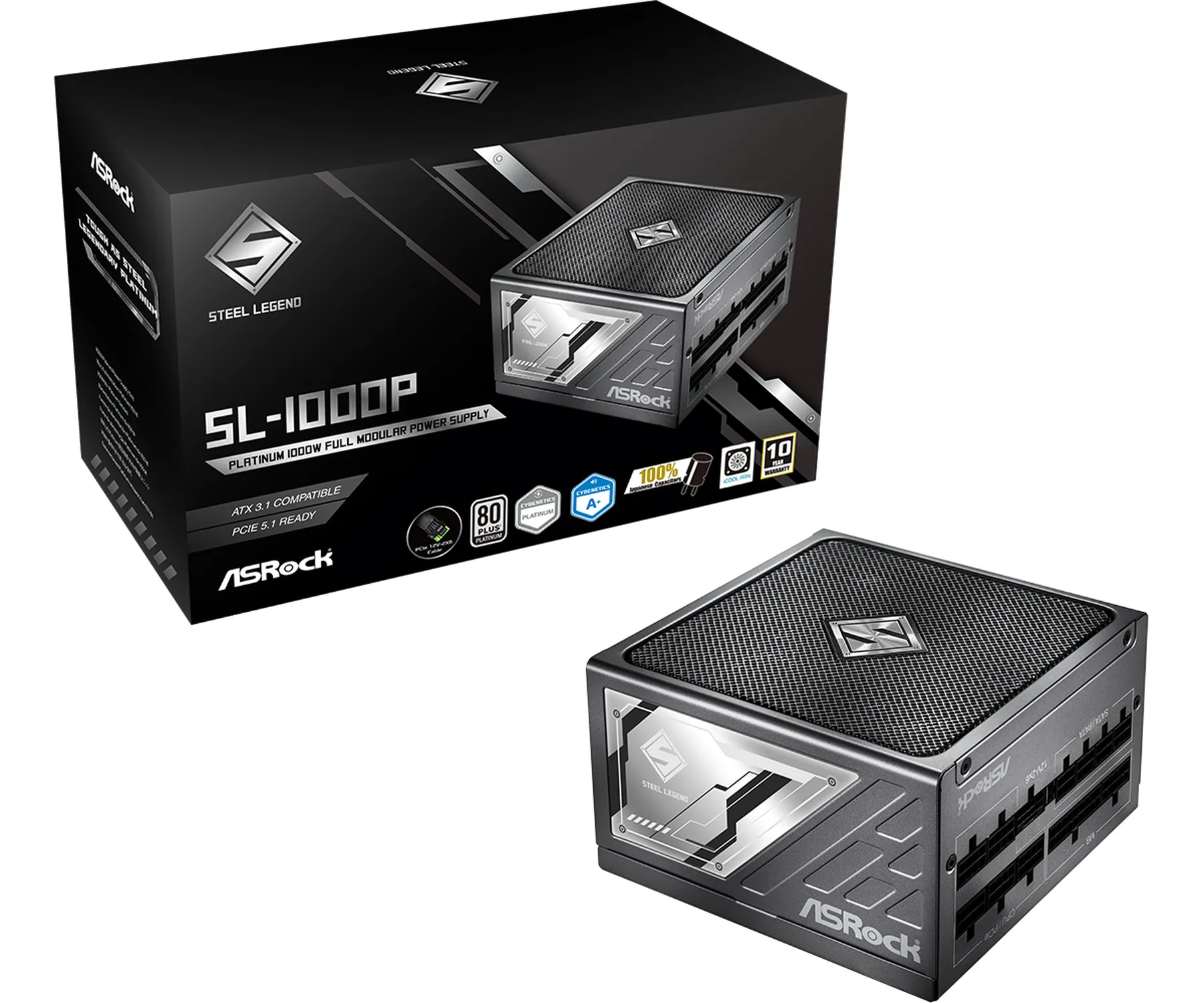 ASRock Steel Legend SL-1000P 1000W ATX 80+ Platinum