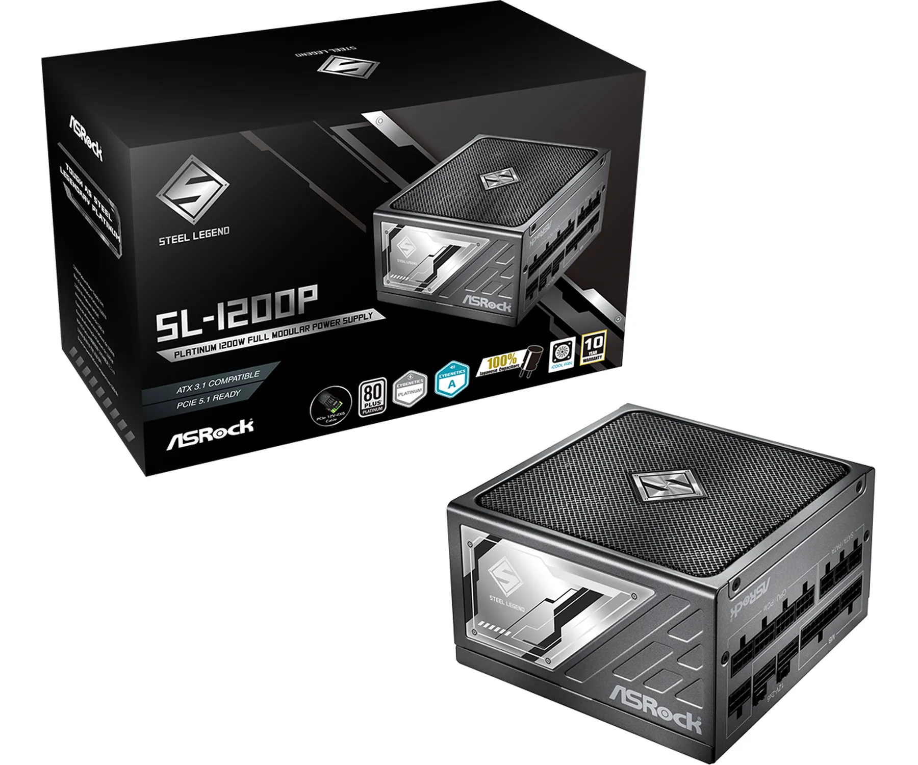 ASRock Steel Legend SL-1200P 1200W ATX 80+ Platinum