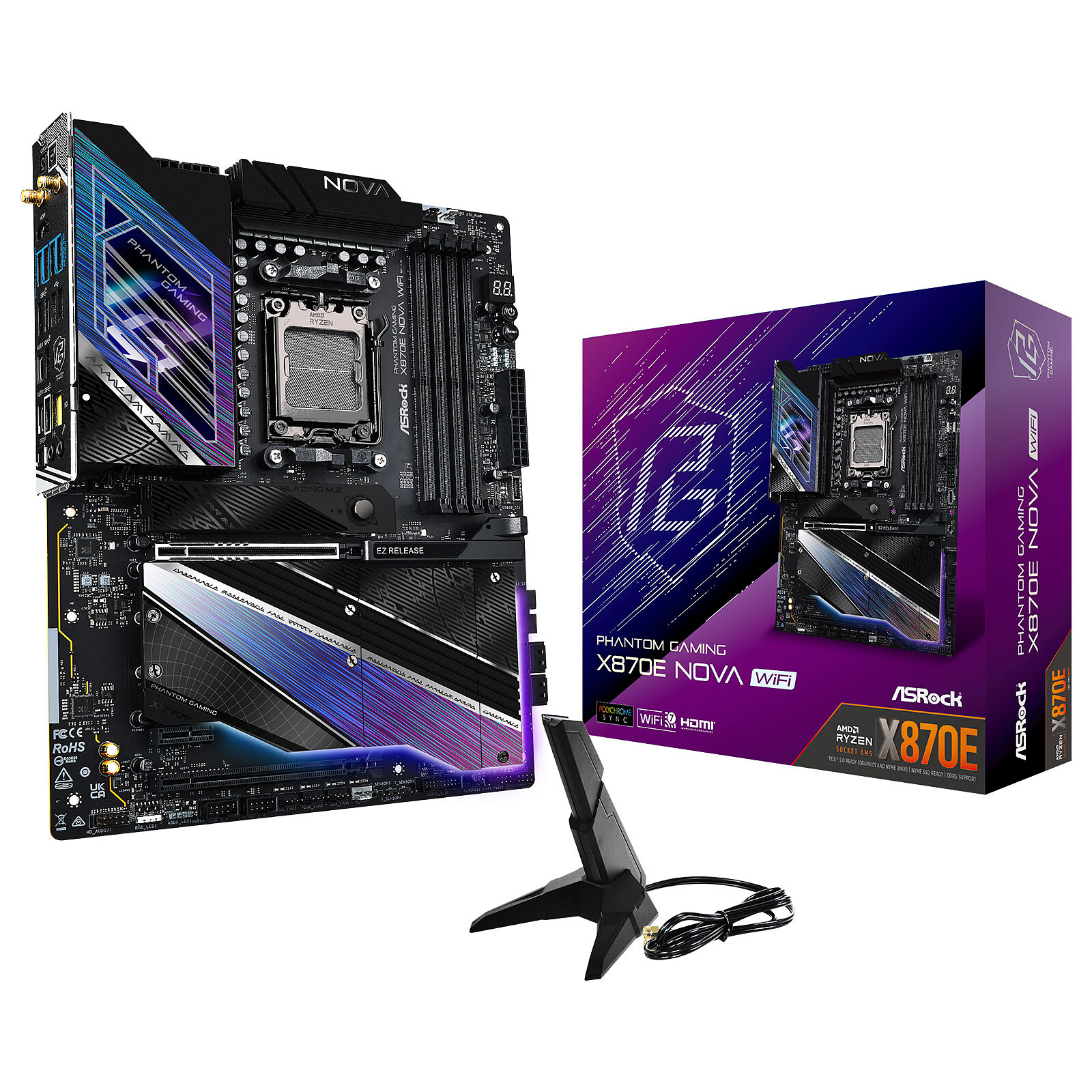 ASROCK X870E Nova WiFi - Moederbord