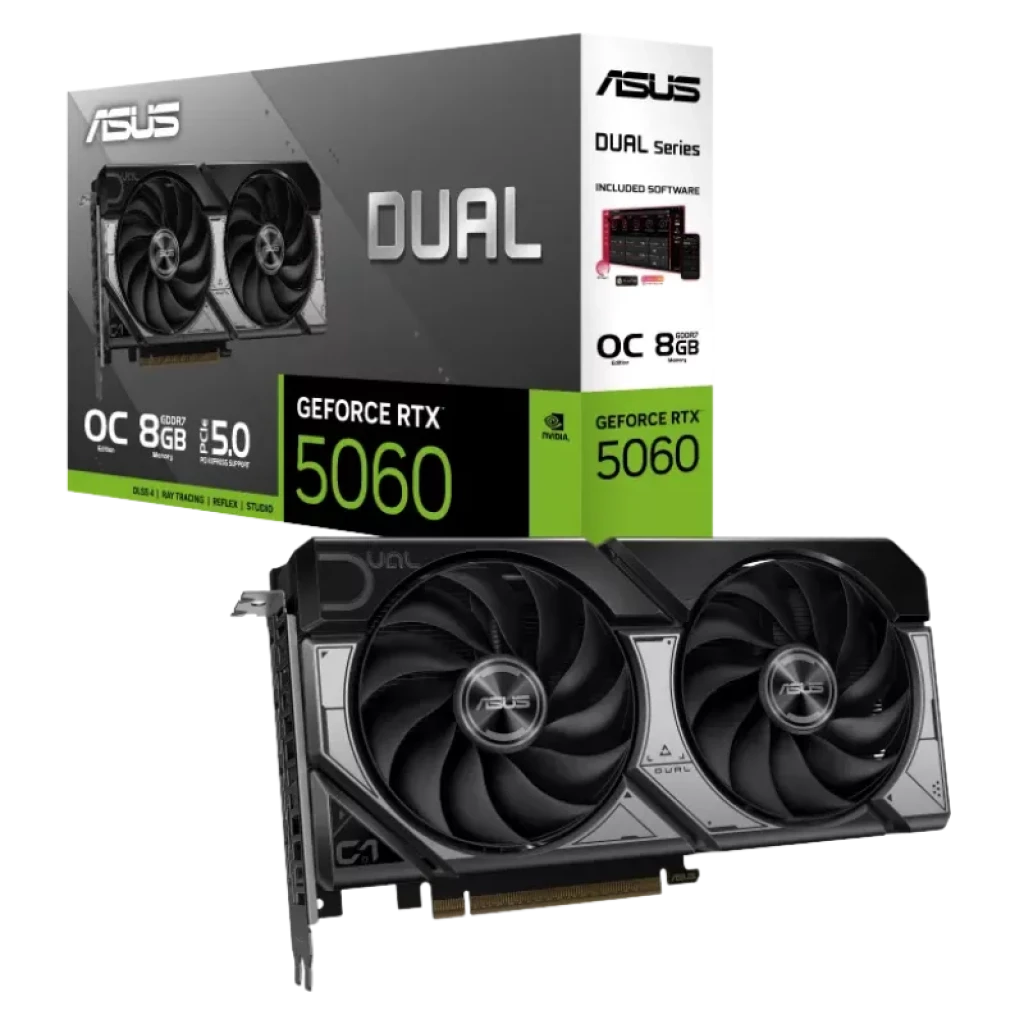 ASUS Dual GeForce RTX 5060 8GB GDDR7 - Videokaart