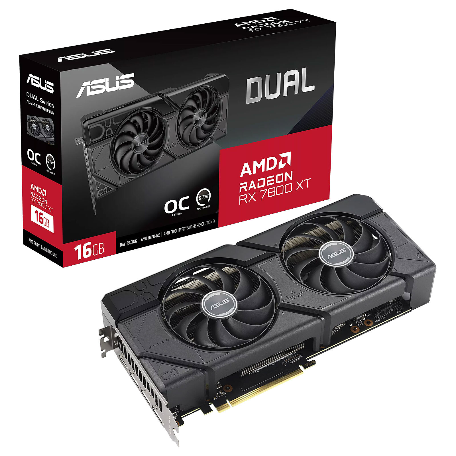 ASUS Dual Radeon RX 7800 XT O16G