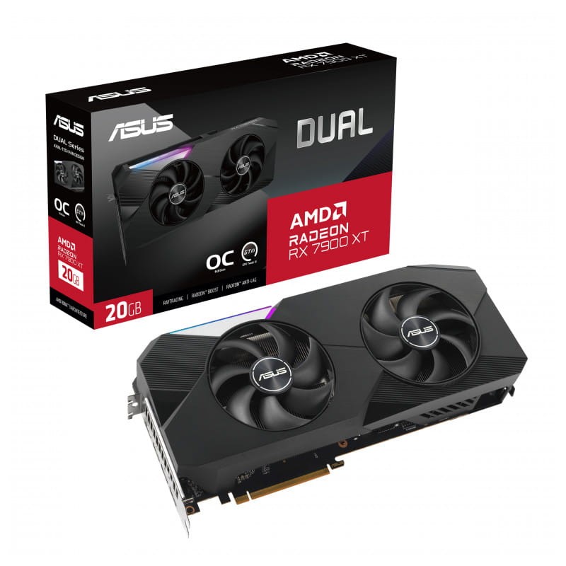ASUS Dual RX7900XT O20G AMD Radeon 20 GB GDDR6 - Placa gr&aacute;fica