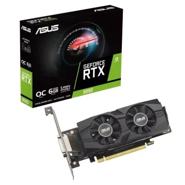 Asus GeForce RTX 3050 LP BRK OC Edition/ 6GB GDDR6/ placa gráfica compatível de baixo perfil
