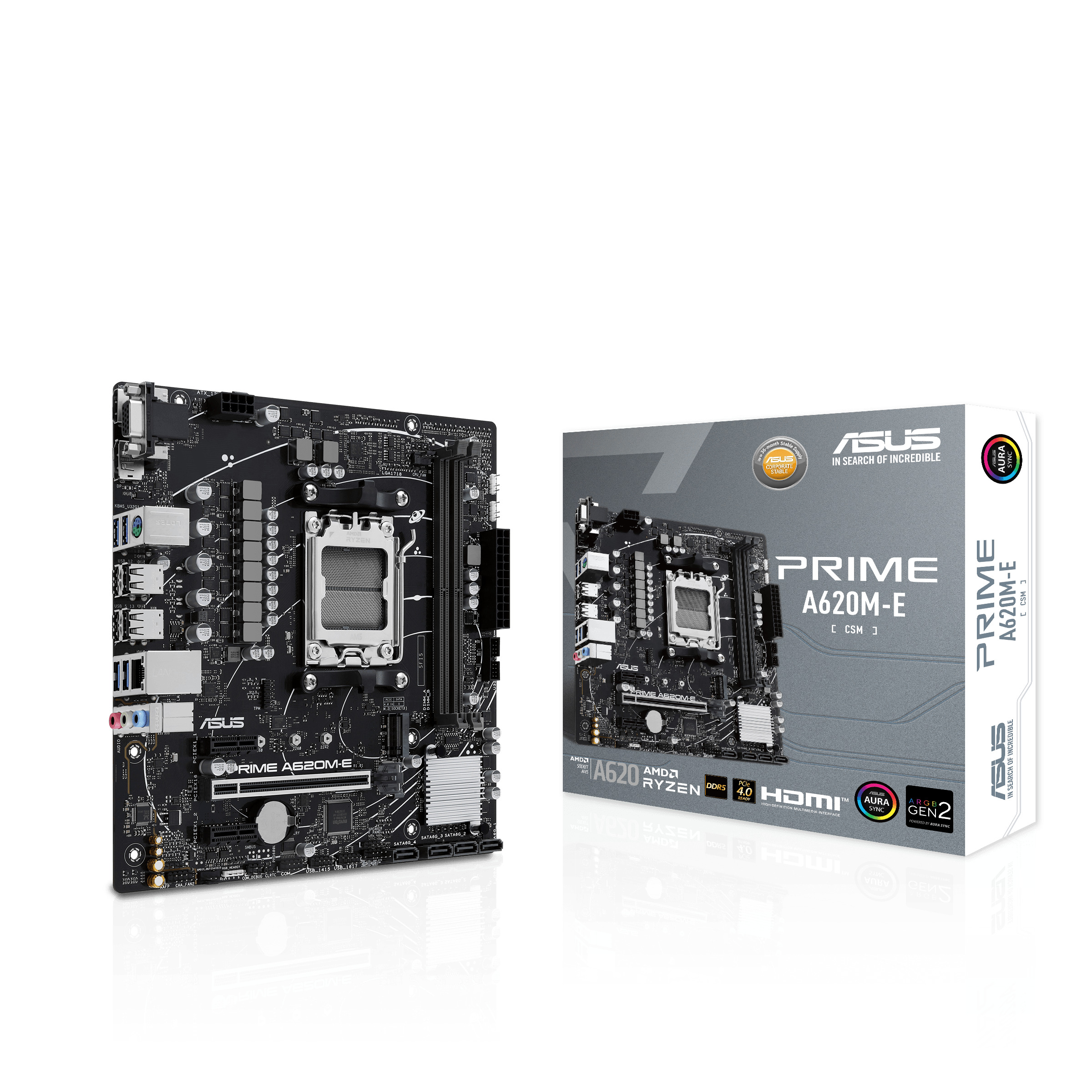 ASUS PRIME A620M-E CSM MATX Motherboard AMD AM5 DDR5