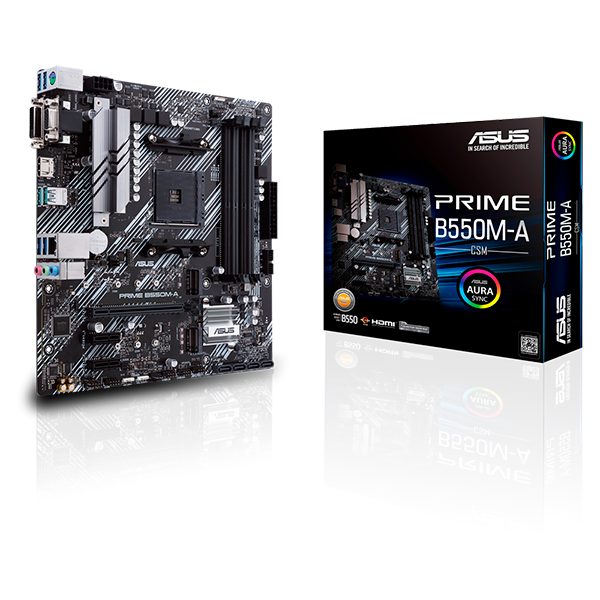 ASUS PRIME B550M-A CSM MATX Motherboard AMD AM4 DDR4