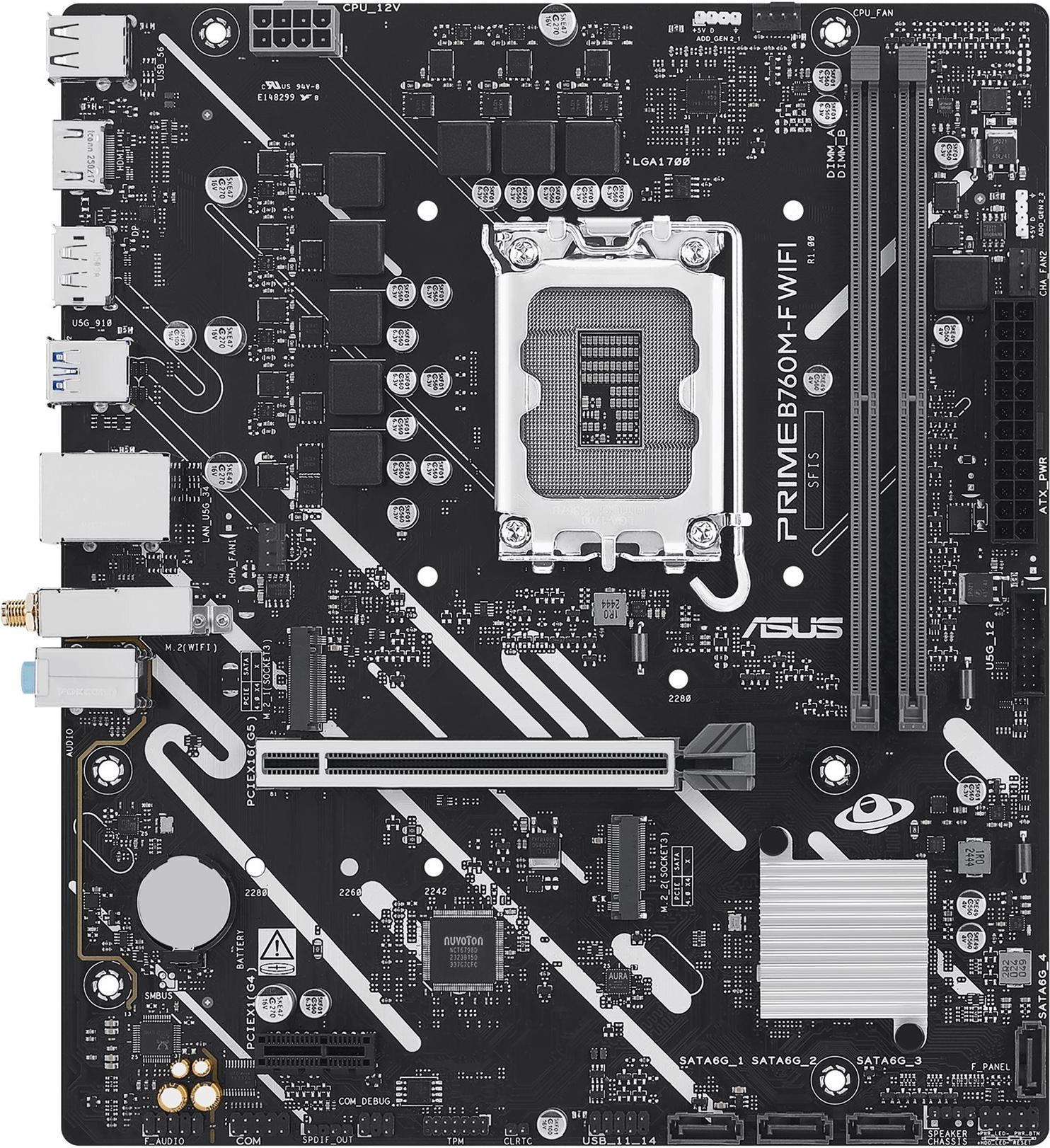ASUS PRIME B760M-F WIFI Mainboard Micro ATX LGA1700 Intel B760 DDR5