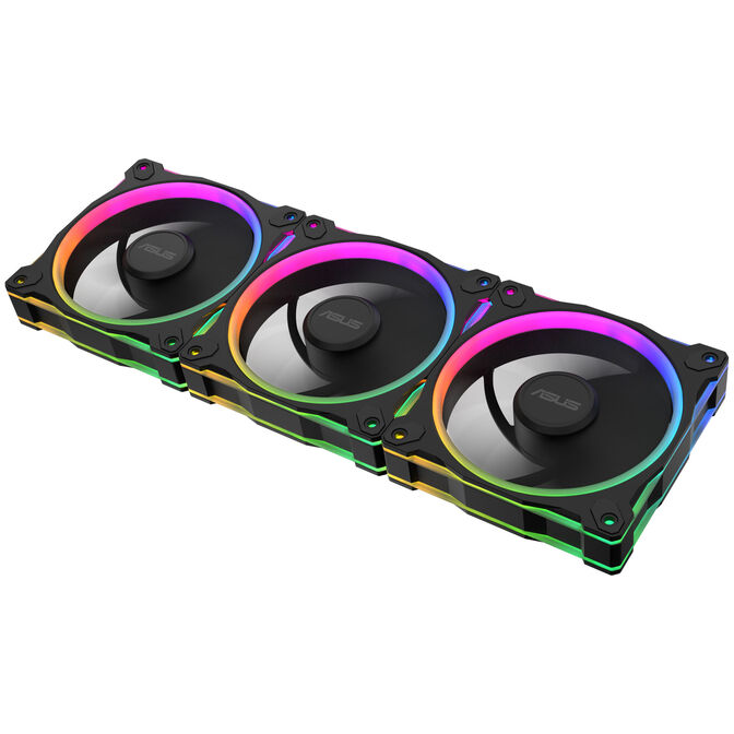 Asus Prime MR120 Reverse Fan ARGB - Nero (3pz)